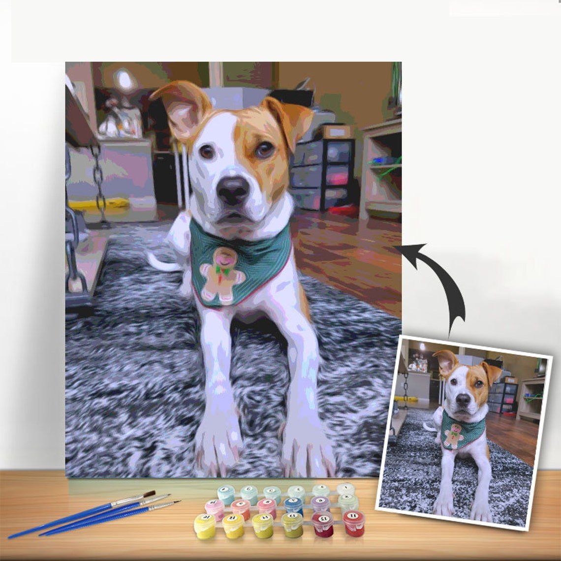 Custom Paint By Numbers Kit | Just Upload Your Photo! - Custom Paint By Numbers
