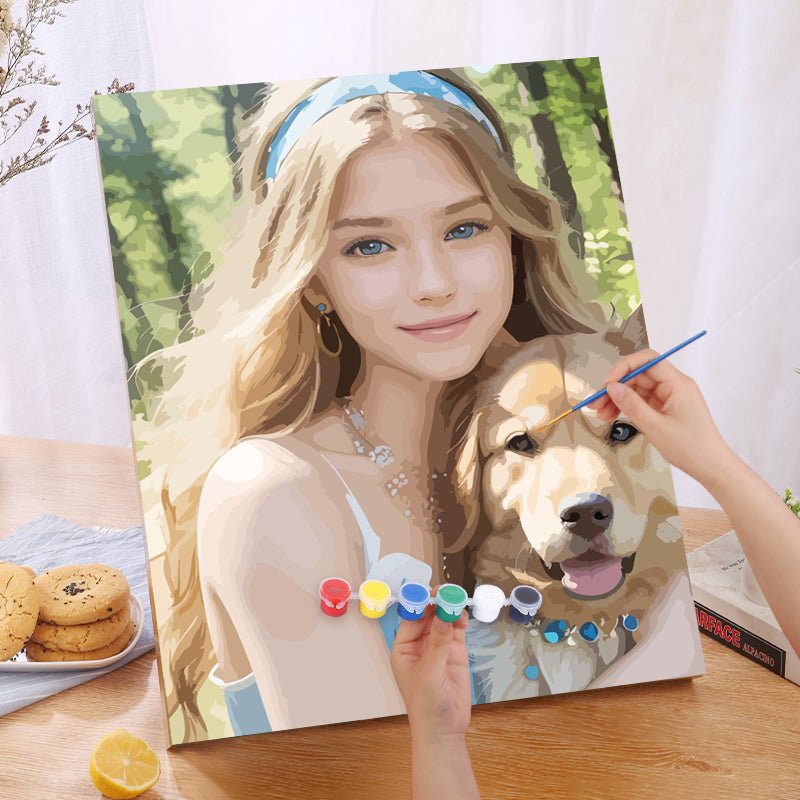 Custom Paint By Numbers Kit | Just Upload Your Photo! - Custom Paint By Numbers